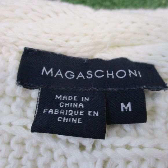 Magaschoni Cream Cable Knit Cardigan - Picture 5 of 5